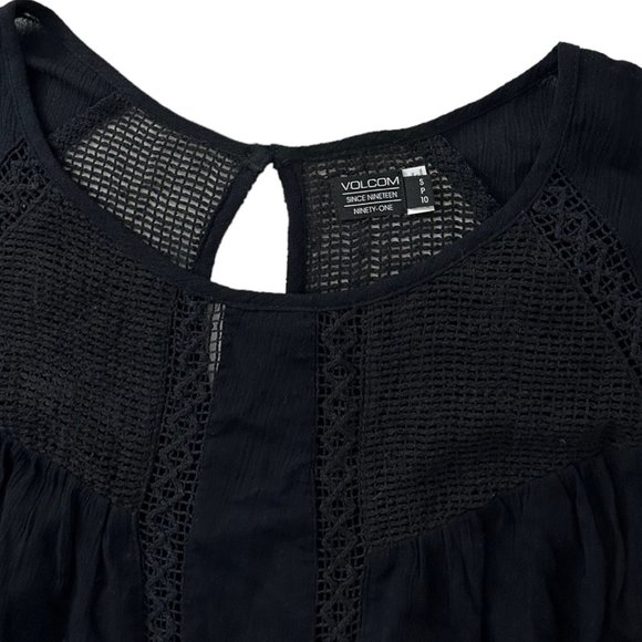 Volcom Black Traffik Dress Witchy NWT- Size Small - Picture 5 of 8